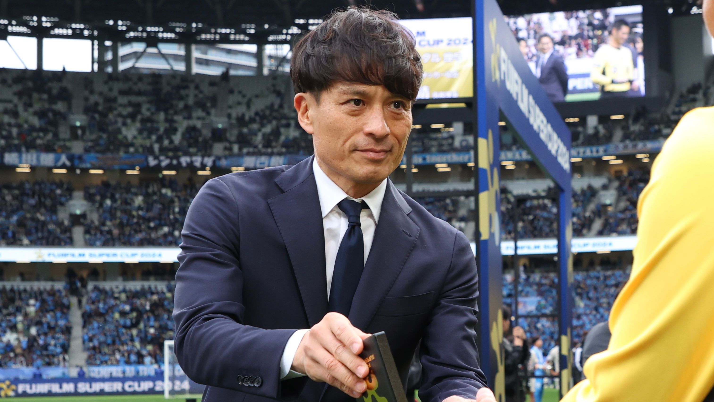 JFA宮本恒靖会長、伊東純也の日本代表復帰にファンへ感謝 JFA宮本恒靖会長、伊東純也の日本代表復帰にファンへ感謝
